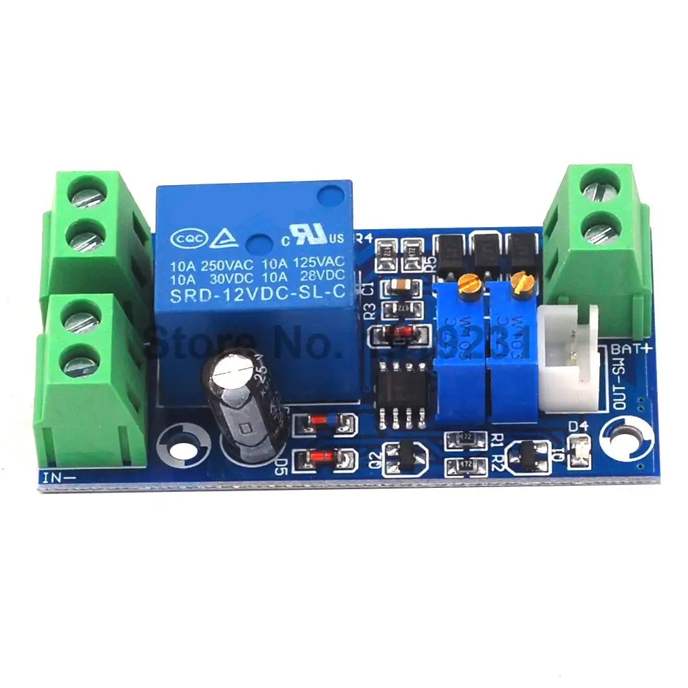 Модуль контроля перенапряжения от перегрузки батареи 12 В защитная плата для