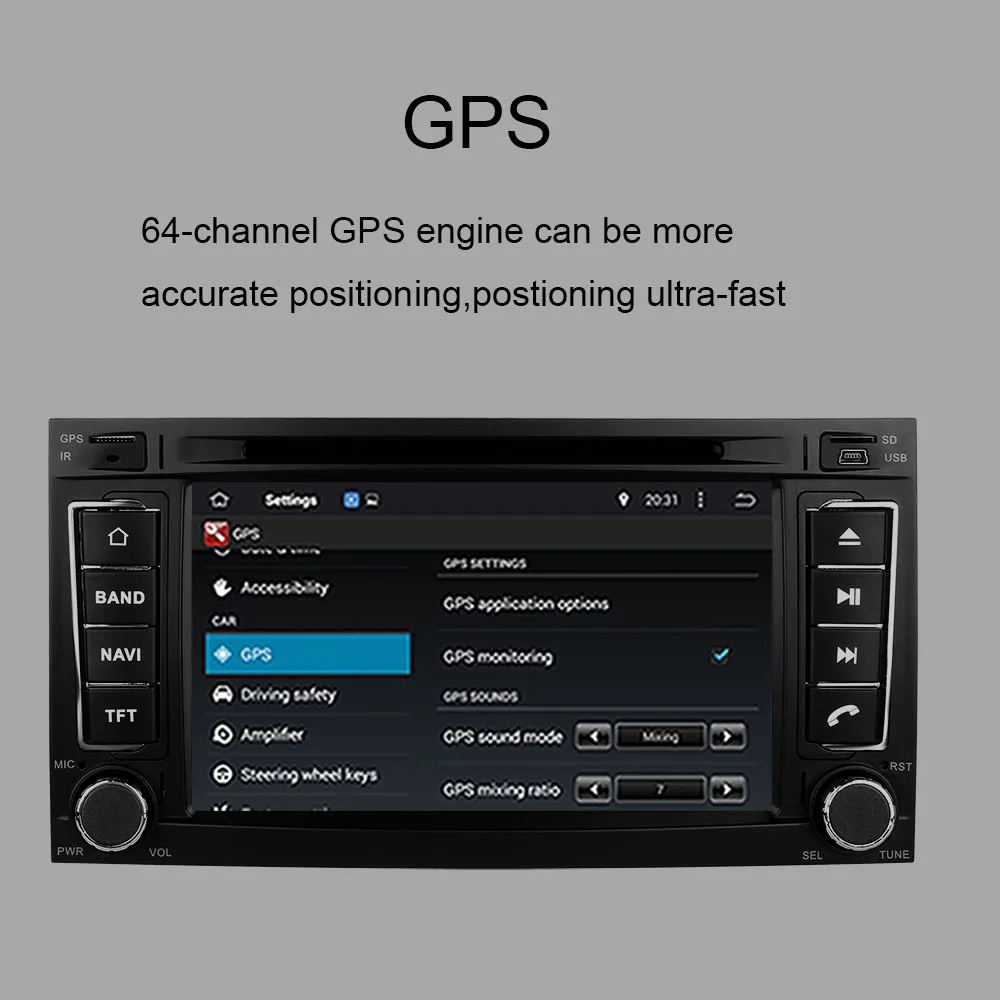Автомобильный GPS-навигатор на Android 10 0 для V W Touareg T5 2004-2009 мультифургон