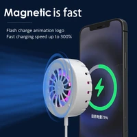 15w magnetic wireless chargers for iphone 12 pro max mini cooling fan 3 in1 macsafe fast charging stand for iphone 13 12 hot