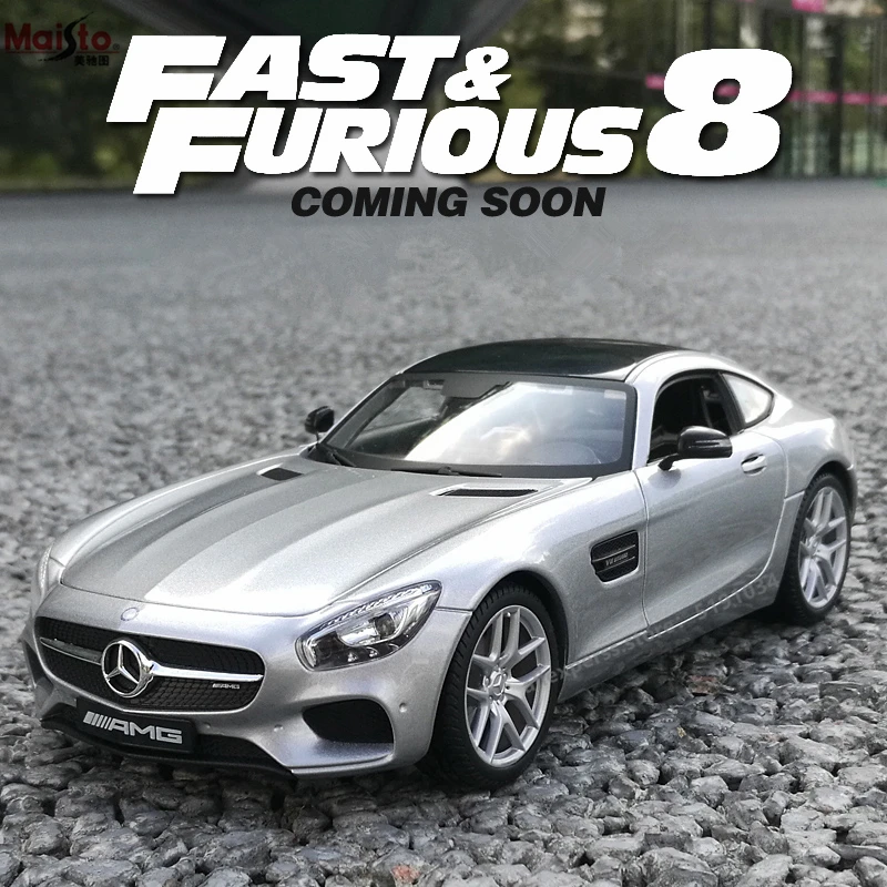Maisto 1:24 Mercedes Benz AMG сплав гоночный автомобиль с конвертируемым сплавом модель