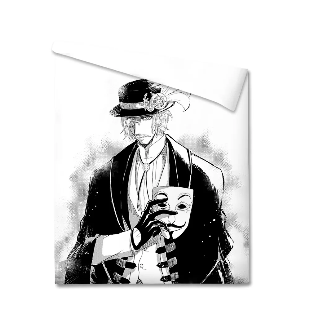 3d custom cartoon printed record of ragnarok bed quilt duvet cover home textile bedding sets home decor bedclothes milk material free global shipping