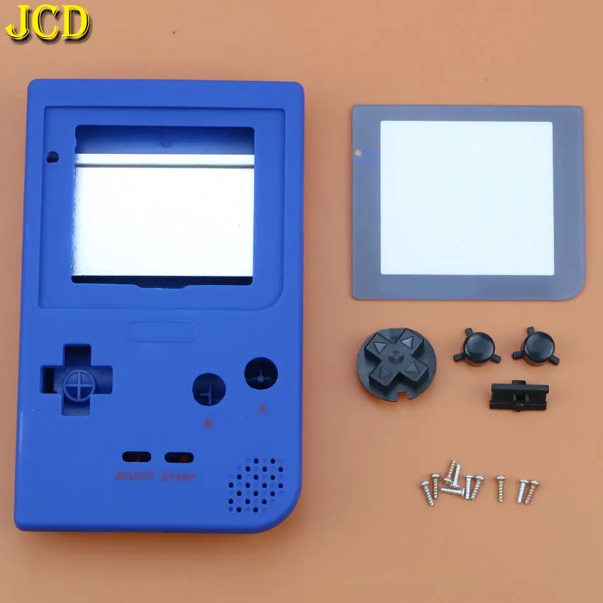 JCD 1 шт. пластиковый Полный Чехол Корпус Замена корпуса для Gameboy Карманная игровая консоль для GBP Оболочка Чехол с кнопками комплект
