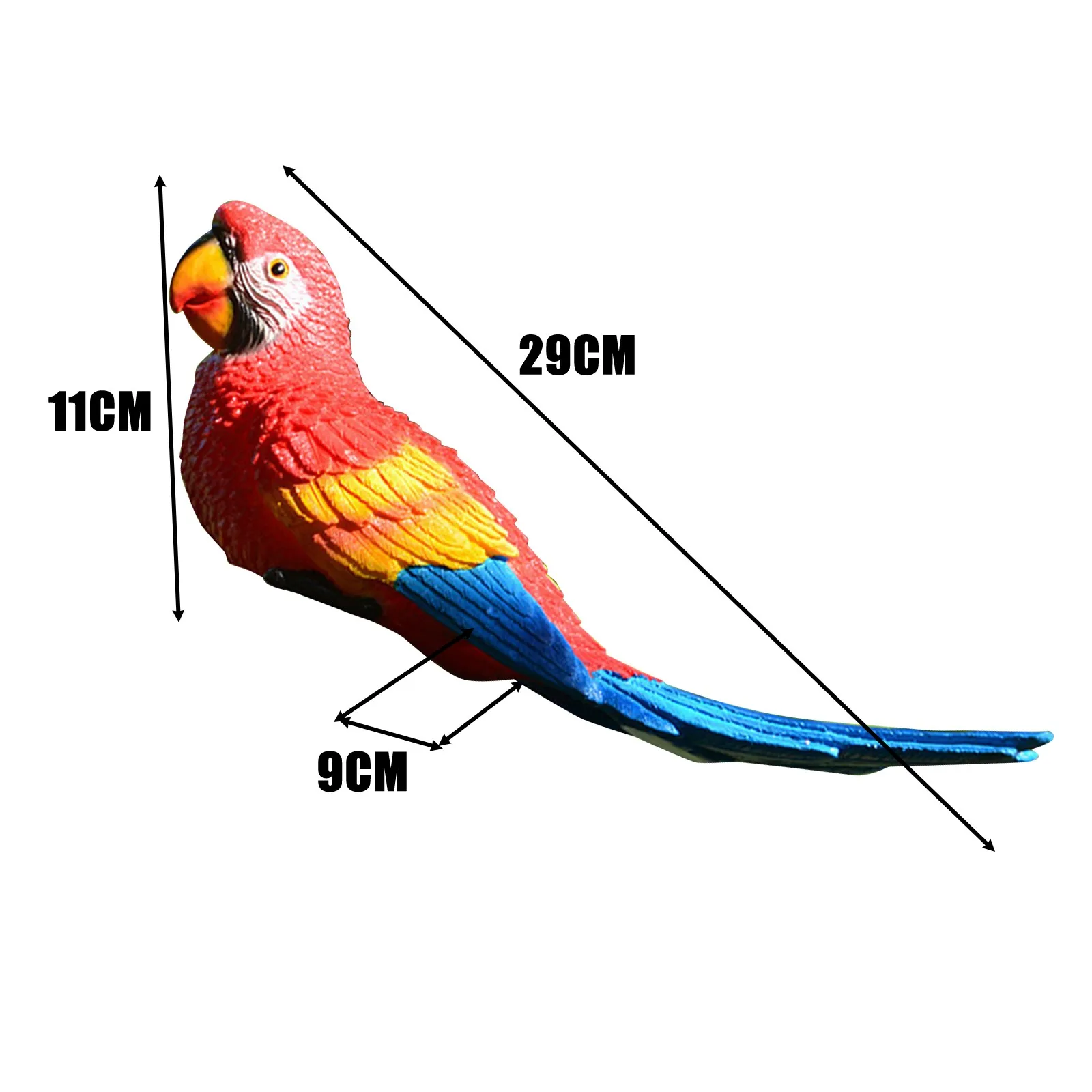 

Hanging Parrot Statue in Courtyard Garden Tree Interior Home Decoration decoracin de habitacin