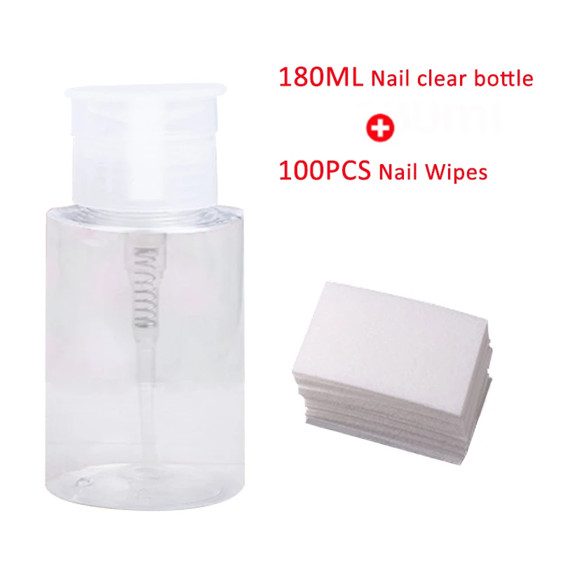180ml white Горячая Распродажа, 900 шт./лот, салфетки для снятия лака для ногтей, для ванны, маникюра, гелевые безворсовые салфетки, хлопковые салфетки для ногтей, инструмент для дизайна ногтей - Цвет: 180ml white
