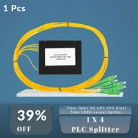1x4 abs plc single mode fiber optical cassette splitter 12601650nm ftth sc apcupc connector