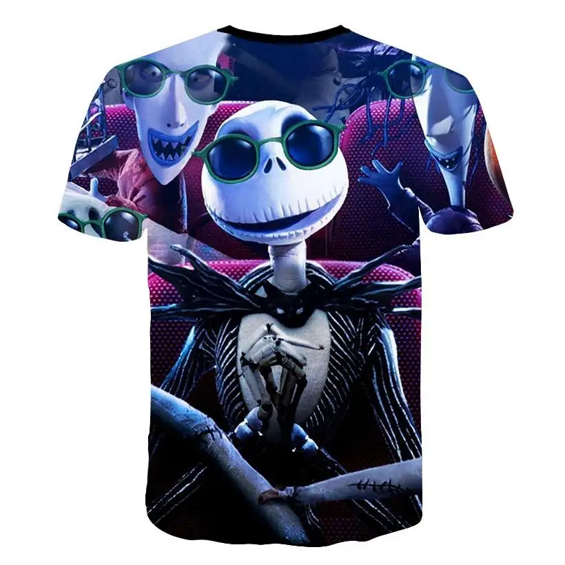 

The latest skull 3D cartoon skull fashion men's t-shirt horror man fun 2020 summer casual tops for men and women