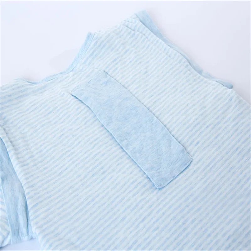 Голубой и розовый спальный мешок с длинными рукавами для малышей теплый