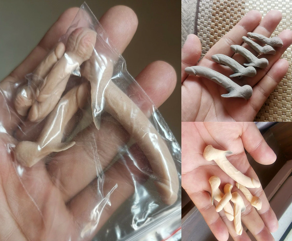 1/6 весы 5 шт./набор черный и белый загар половых органов Органы большой JJ пенис