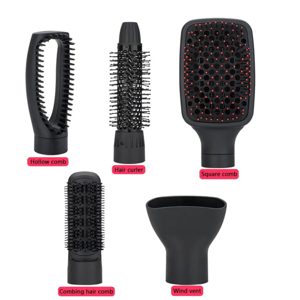 5 в 1 многофункциональный фен Volumizer щеточный валик вращается Styler гребень для укладки выпрямления волос щипцы для завивки влажное сухое использование