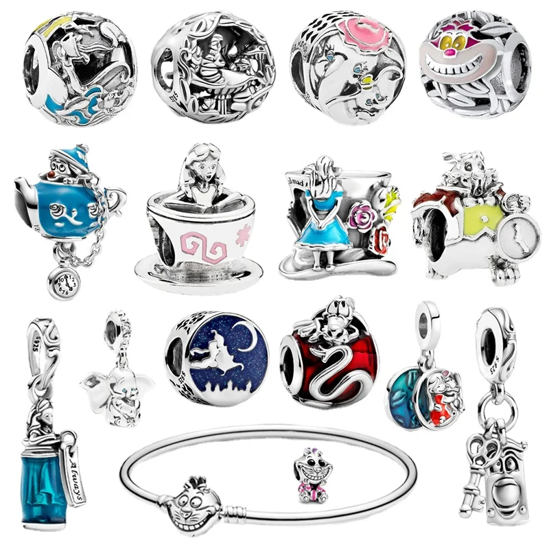 

2021 Pandora 925 оригинальный браслет ювелирные изделия оптовая продажа DIY дизайнерский кулон Подвески ручной работы Персонализированные Роскошн...