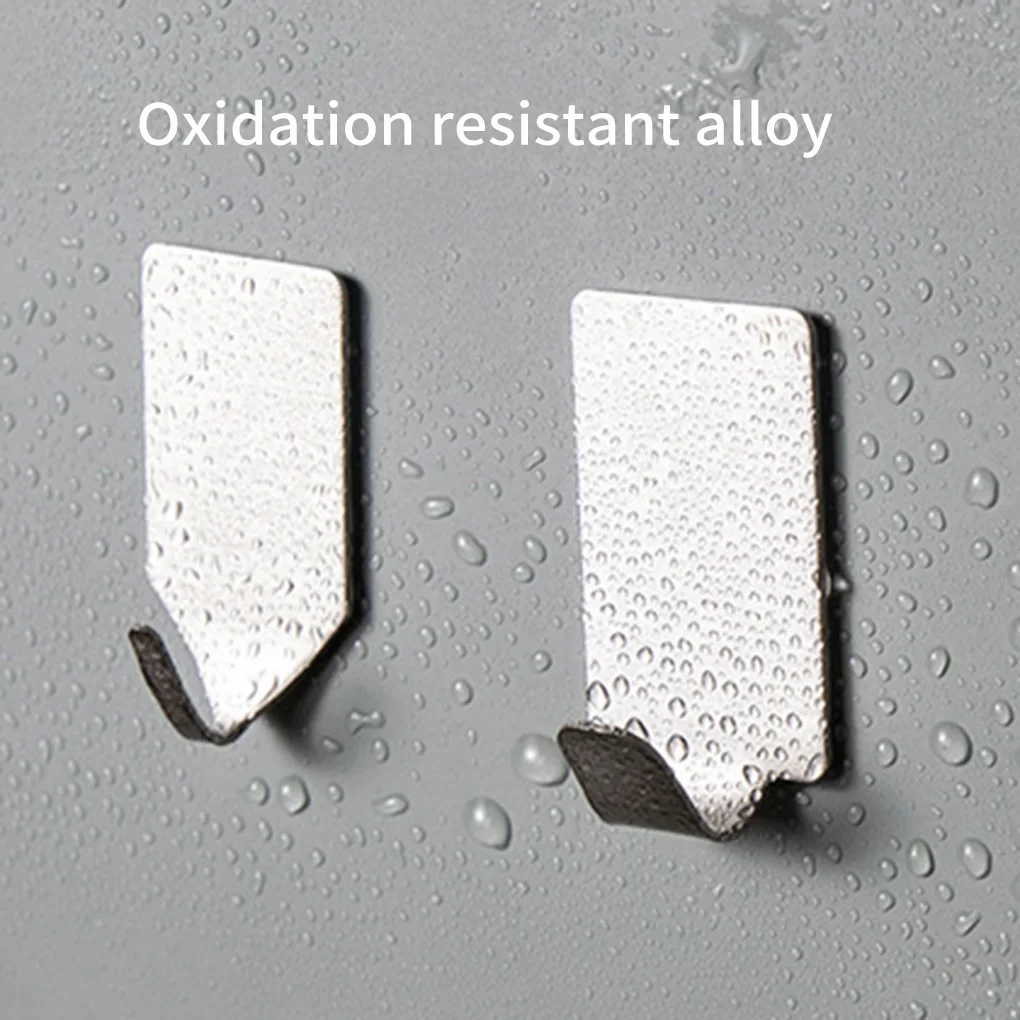 

Hook Stainless Steel Storage Hanger Wall Mount Adhesive Hanging Holder Home Organizer Supplies 2021New