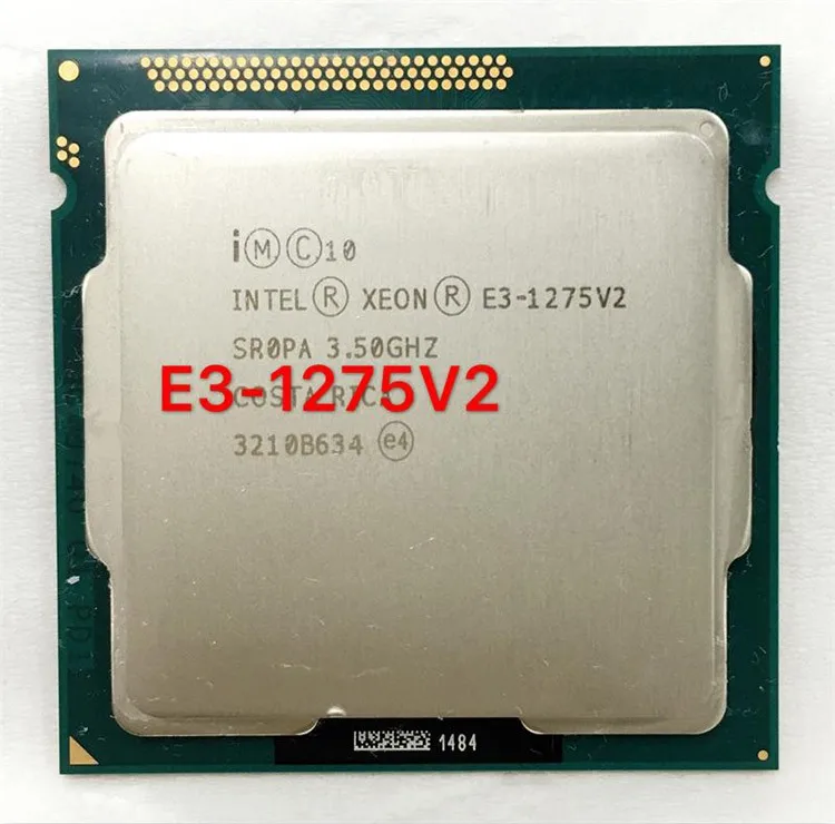 Intel Ксеон E3 1275V2 1275 V2 3 5 ГГц Quad Core Процессор процессор 8 м 77 Вт LGA 1155|Процессоры| |