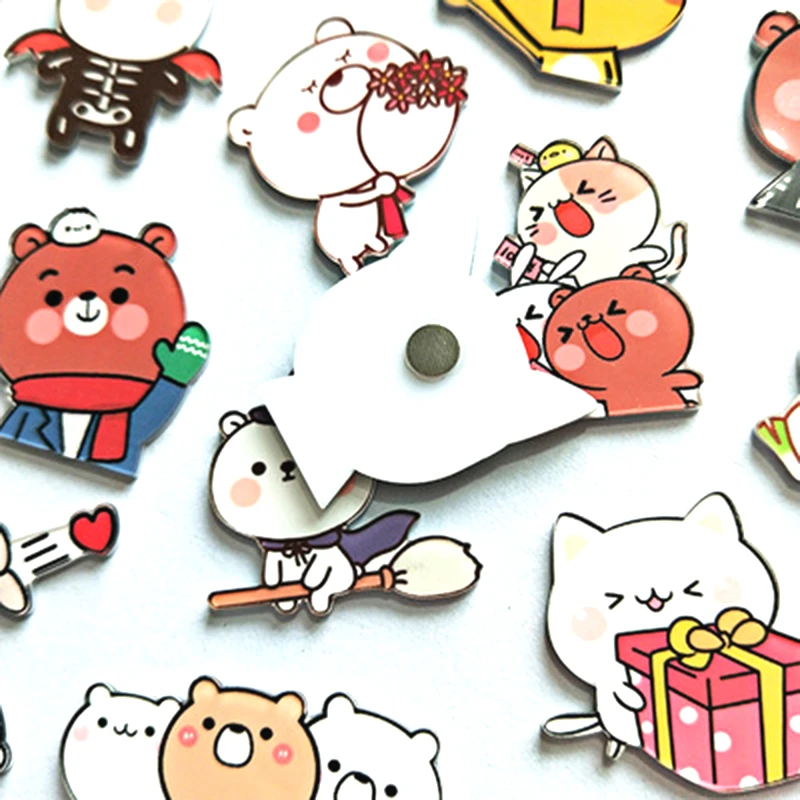 Рождественский мультфильм милый Мишка Тедди воздушный шар животные акриловые