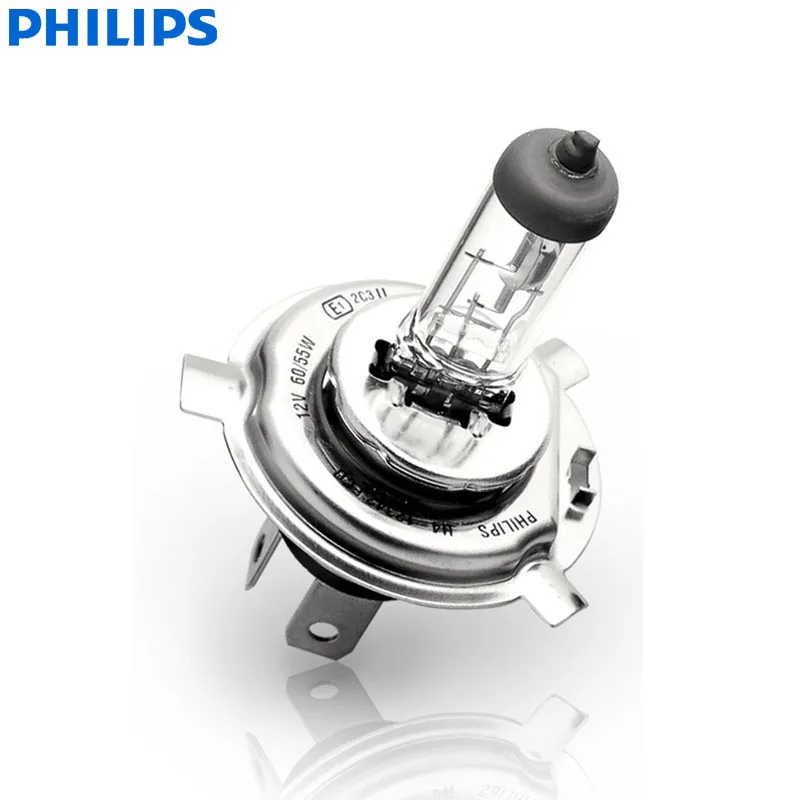 Philips с повышенным сроком службы перспективы эко H4 9003 12V 60/55W P43t 12342LLECOB1 автомобиль галогенная передняя фара Автомобильная лампочка высокой ближнего и дальнего света, 1X