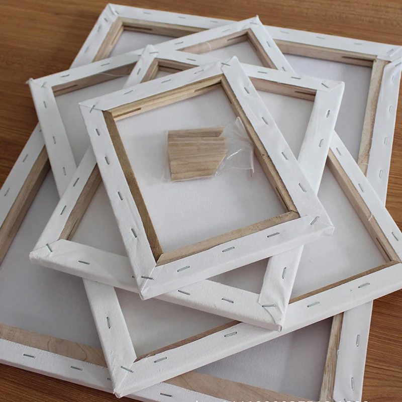 100% хлопок белый чистый квадратный художественный холст для холста масляная