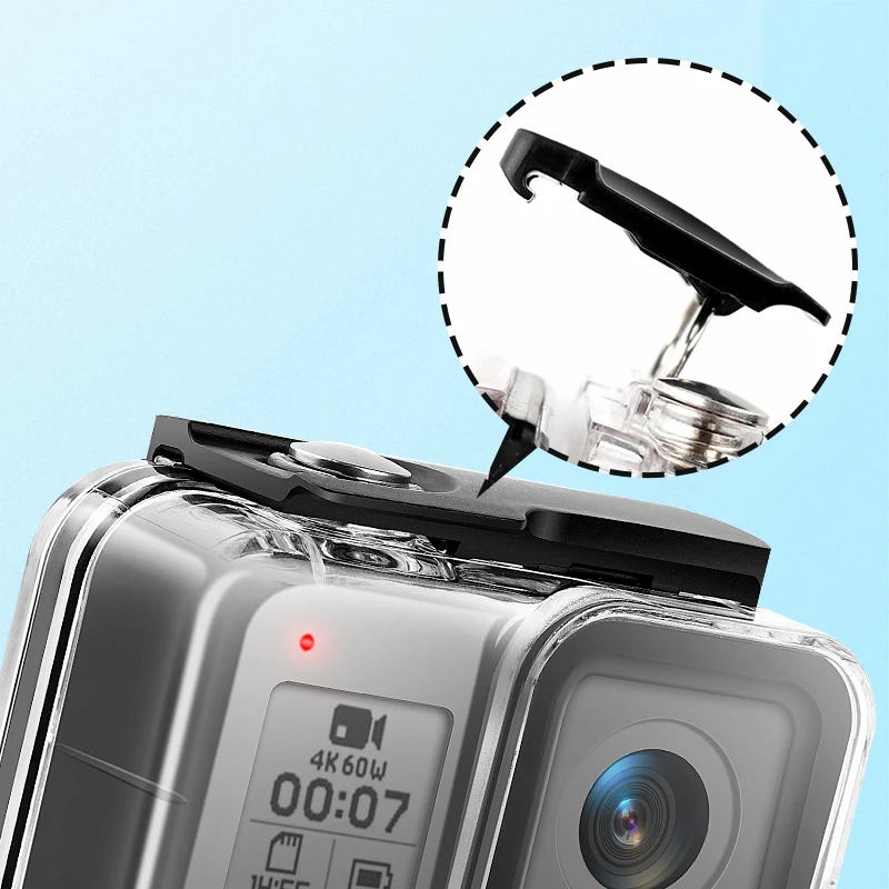 Аксессуары для Gopro Hero 8 black водонепроницаемый защитный корпус чехол дайвинга