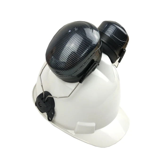 

Industrial CE ANSI AUS Certified Hard Hat Mounted Ear Muffs Earmuff for Helmet