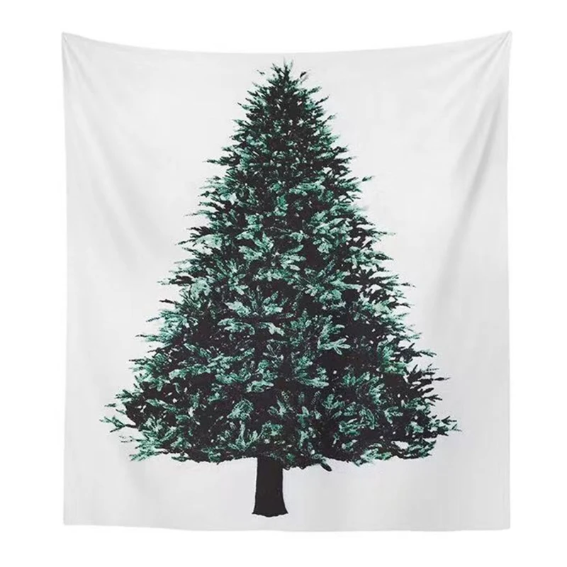 

H051 Christmas Tree Tapestry for Home Living Room Background Decoration Tapestries