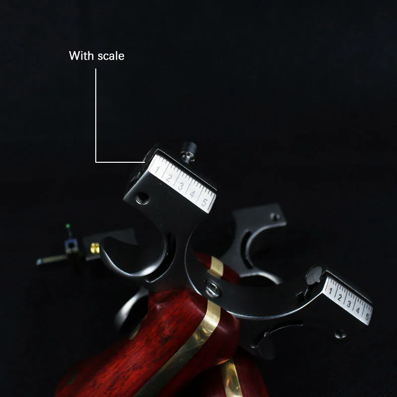 Рогатка охотничья нержавеющая сталь катапульта из красного дерева медная ручка