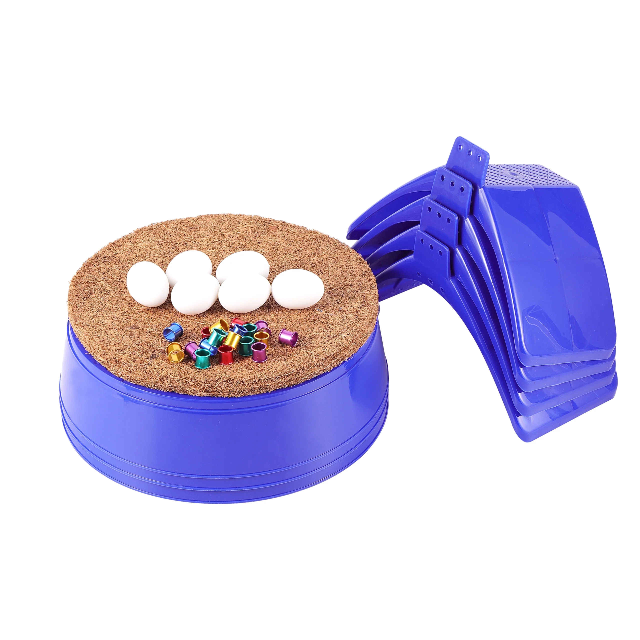 

8mm pigeon foot ring bird breeding nest bird egg cushion pigeon rest frame solid plastic pigeon egg Bird set
