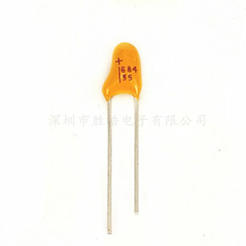 

10pcs Tantalum Capacitor 0.68uF 35V Brand New 35V0.68uF DIP High Quality 684