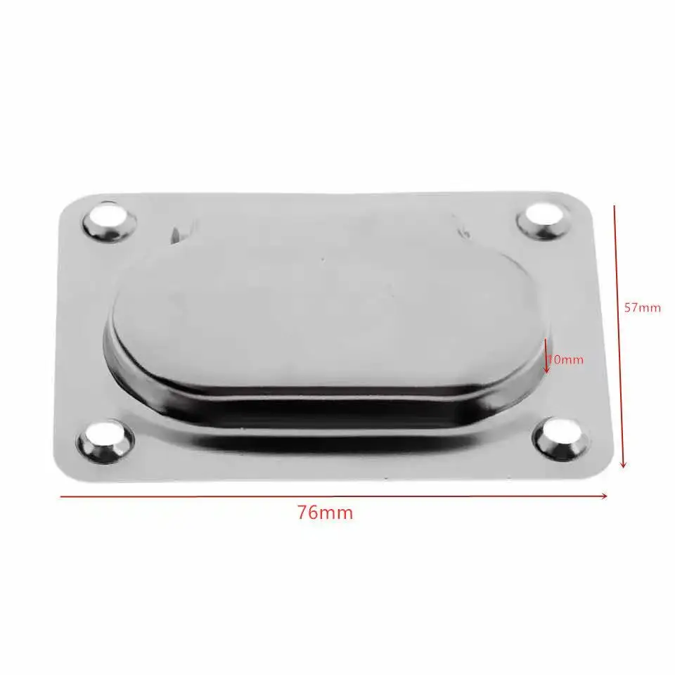 Boat Recessed Hatch Spring Loaded Pull Handle Marine Locker Flush Lifting Ring Stainless Steel Deck Part |