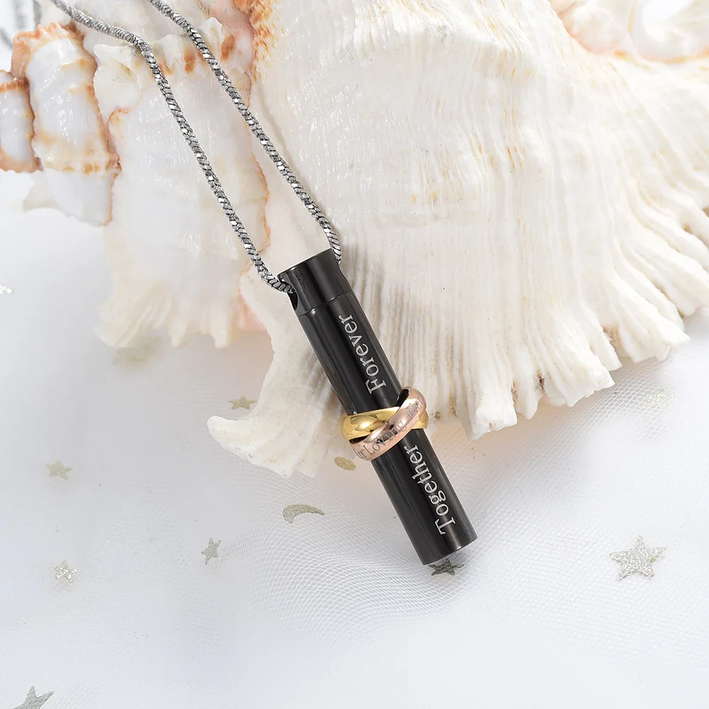 Вместе Forever гравировка урна для пепла урны кепсака кремации ювелирное ожерелье с