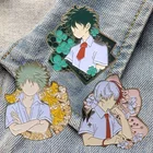 DZ1044 аниме мой герой Академия фигурка эмаль значки брошь на рюкзак сумка воротник отворот украшение Ювелирные изделия подарки для друзей