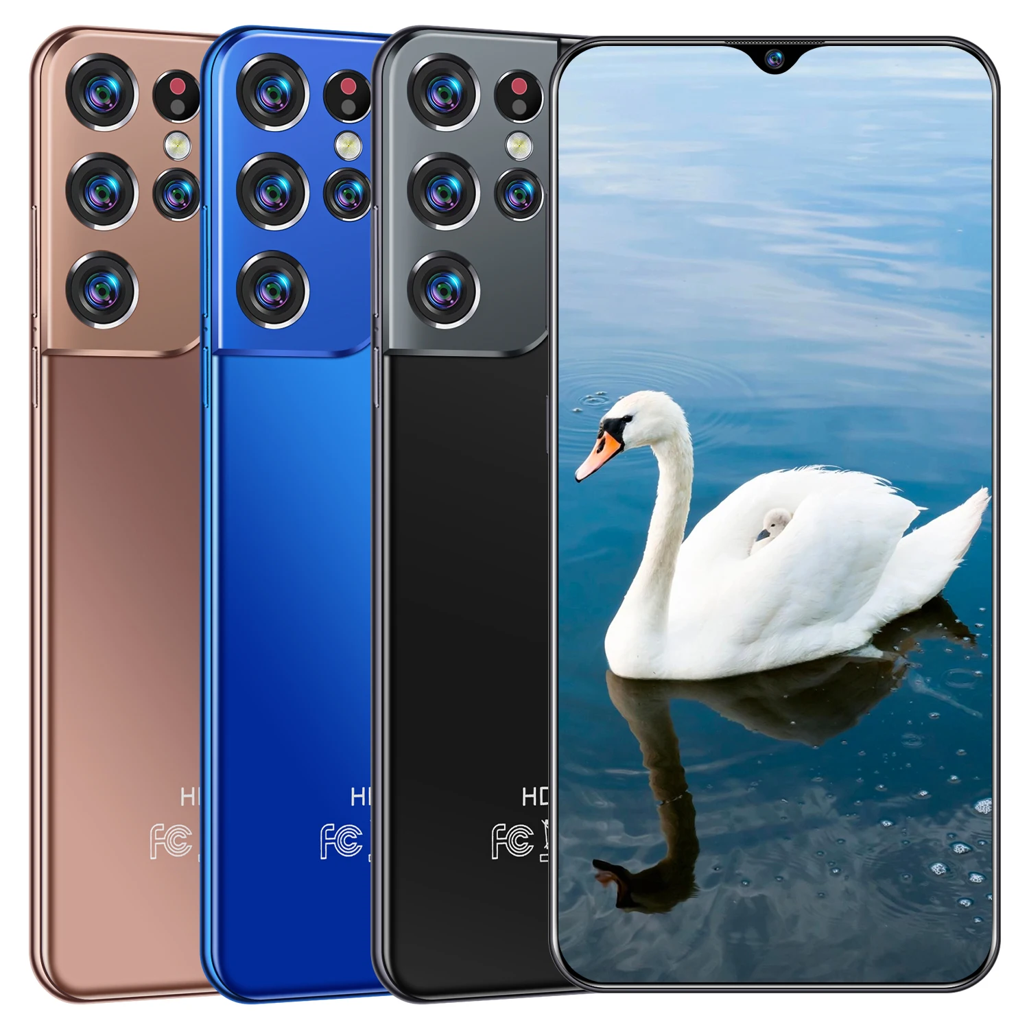 

2021 Newest 6.3" Galax S21Ultra Mobile Phone Snapdragon 865 Android 10.0 12GB 512GB 6800mAh Fingerprint Unlock Smart Cellphone