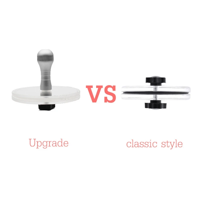 

For Vinyl player Cleaning Clamp Specially Designed Aluminum Handle for Vinyl Records with a Label Aluminum handle K3NB