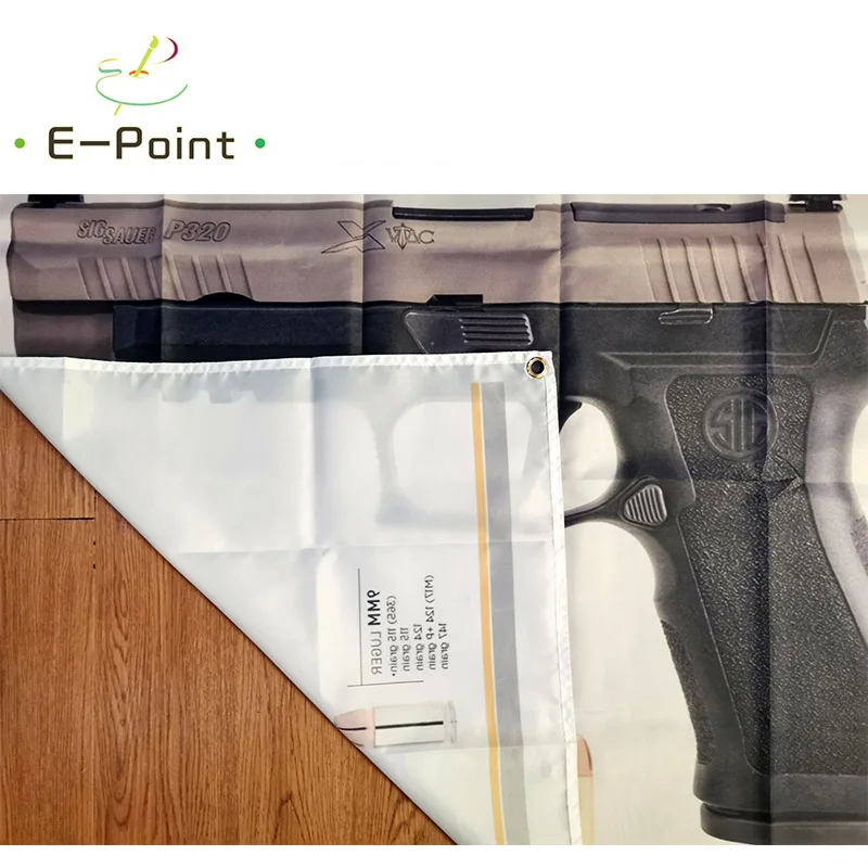 Sig Sauer P320 X-VTAC Gun флаг 3 фута * 5 футов (90*150 см) размер рождественские украшения для