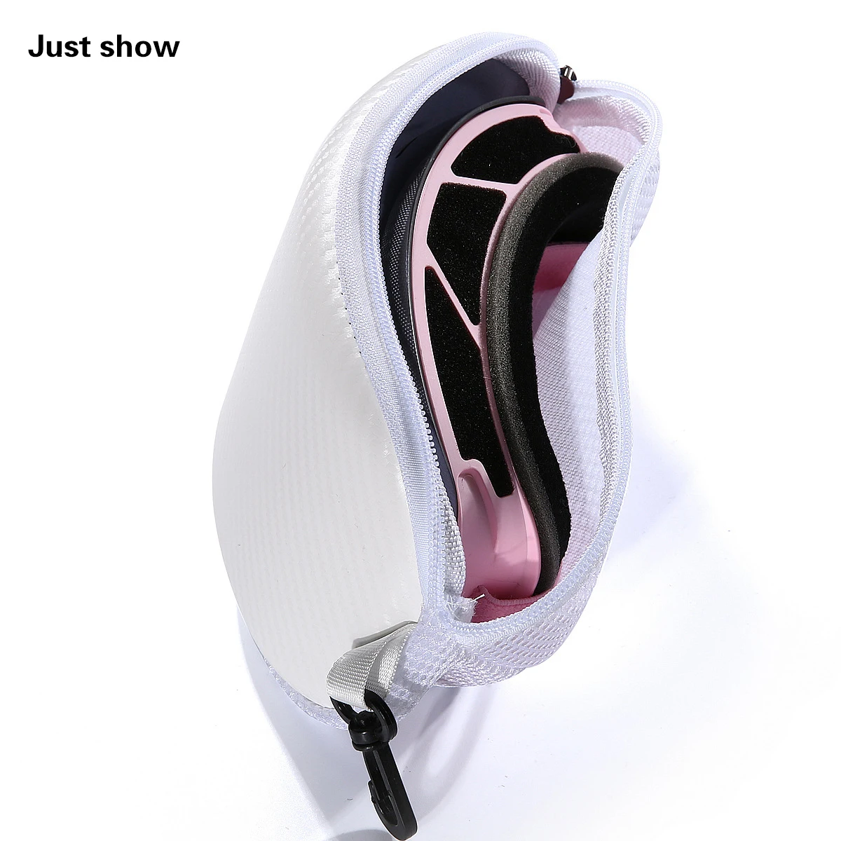 Ski Goggles Case PU Zipper Bag 22X12.5CM |