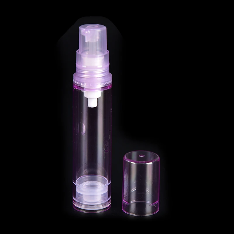PP-10ml Дорожная Косметическая упаковка 1 шт. 5/10/15 мл пустая безвоздушная пластмассовые бутылки с помпой давления вакуума эмульсии с лосьон насос - Цвет: PP-10ml