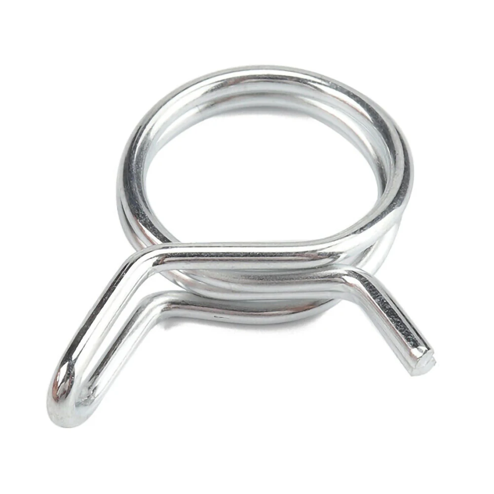 

285pcs Metal Double Wire Fuel Line Hose Tube Clamp Spring Clips Assortment Carbon Steel Wire Spring Tube Hoses Clamp Accessories