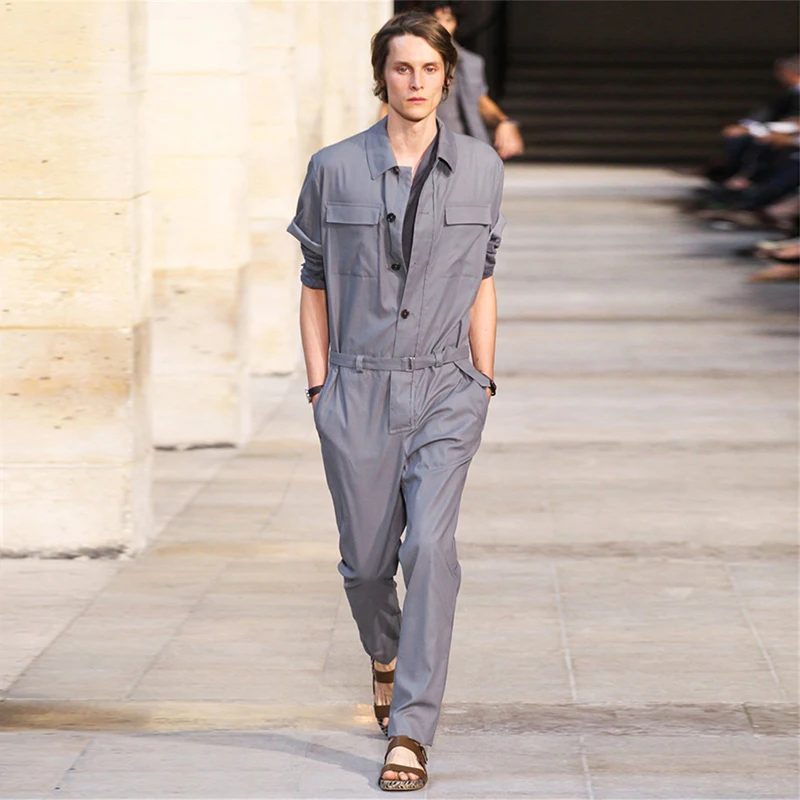 Мужской комбинезон украшение для мужских брюк рабочая одежда тренд M