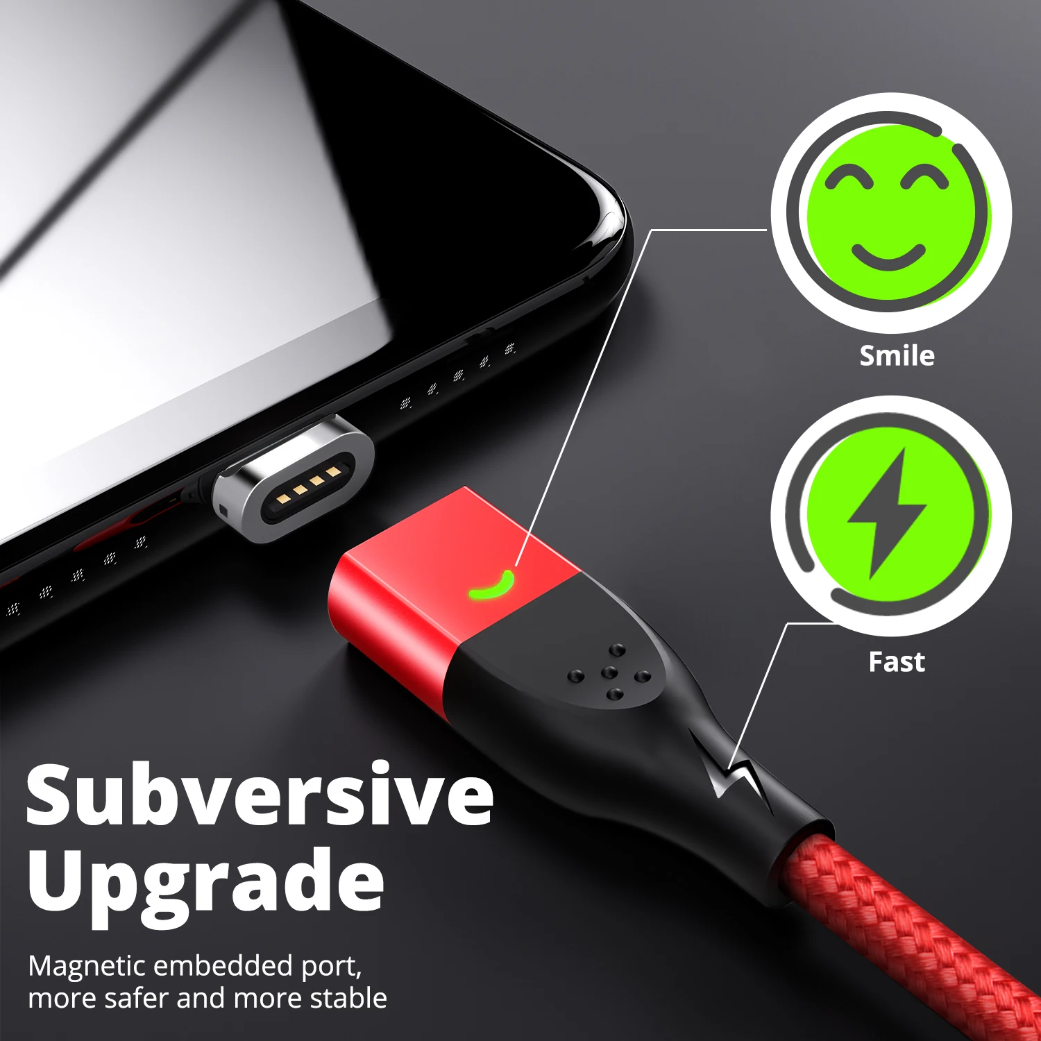 Магнитный кабель ANMONE usb-c Micro USB для Xiaomi Samsung Iphone мобильный телефон | Мобильные