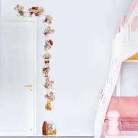cute mouse moving model sticker wall for childrens room kindergarten decoration wall sticker door closet layout