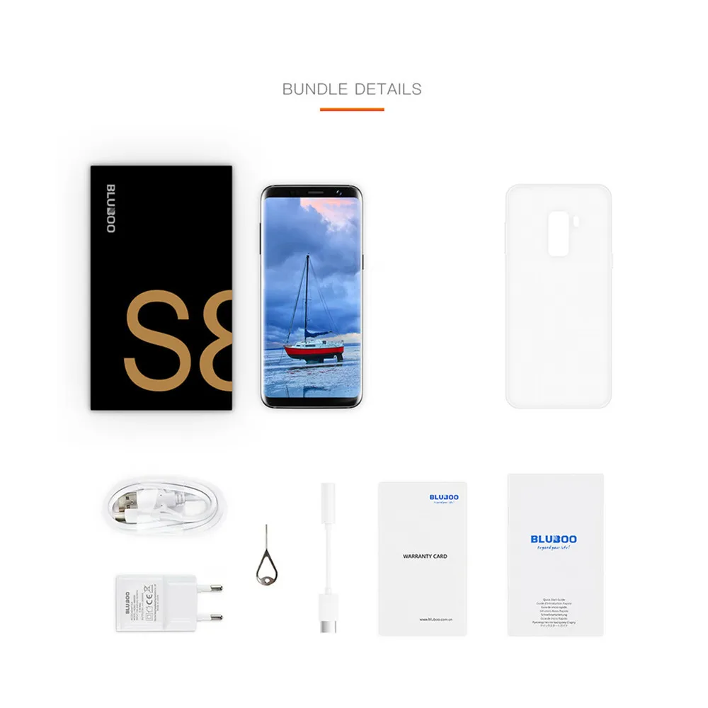 Bluboo S8 5,7 ''полный дисплей 4G смартфон 3 ГБ ОЗУ 32 Гб ПЗУ MTK6750 Восьмиядерный Android 7,0 двойная задняя камера мобильный телефон