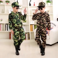pecial forces kids clothing army military scouting uniform se camouflage coatpantshat training performance costumes 100 180cm