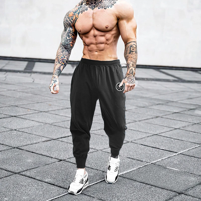 

New Brand Joggers Pants Men Gym Sweatpants Streetwear Fitness Skinny Trousers Bodybuilding Workout Sweat Pants Joggingbroek