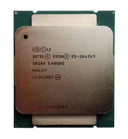 Процессор Intel Xeon E5 2643 V3 3,4 ГГц шестиядерный двенадцатипоточный ЦПУ 20 МБ 135 Вт LGA 2011-3 - комплектующие для пк