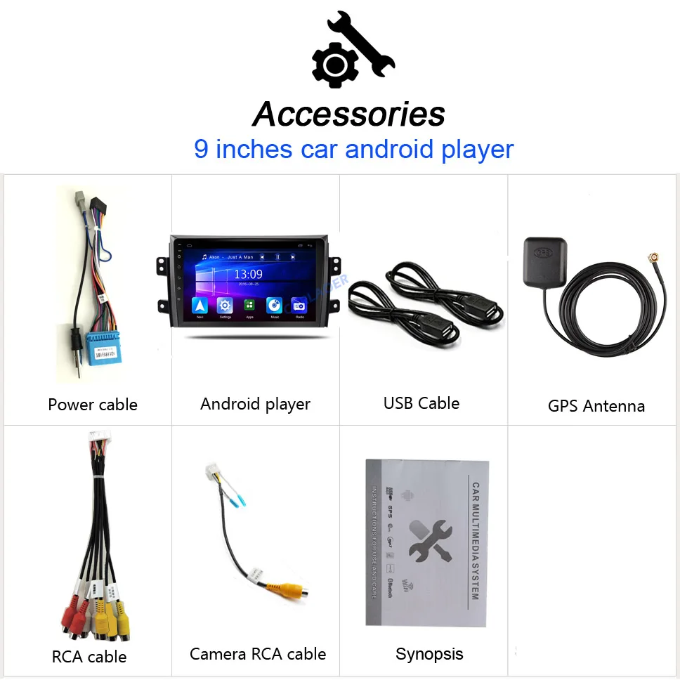 2 din Android gps для Suzuki SX4 2006 2007 2008 2009 2010 2011 2012 2Din автомобиля магнитола Регистраторы стерео WI-FI RDS автомобильный dvd плеер