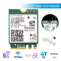 wifi 6e intel ax210 wireless m 2 bluetooth5 2 card ax200 802 11ax tri band 2 4g5g6ghz mini pci e network adapter for windows10