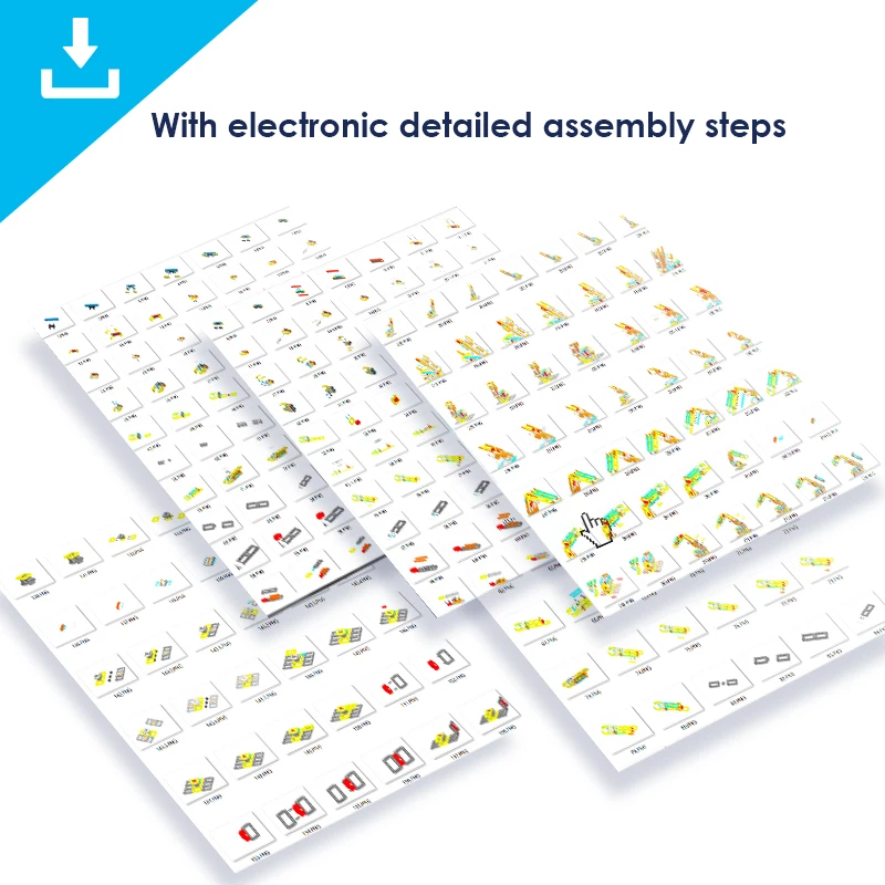 

mechanical programming building DIY block toy boy and girl educational science and education gear building block set gift