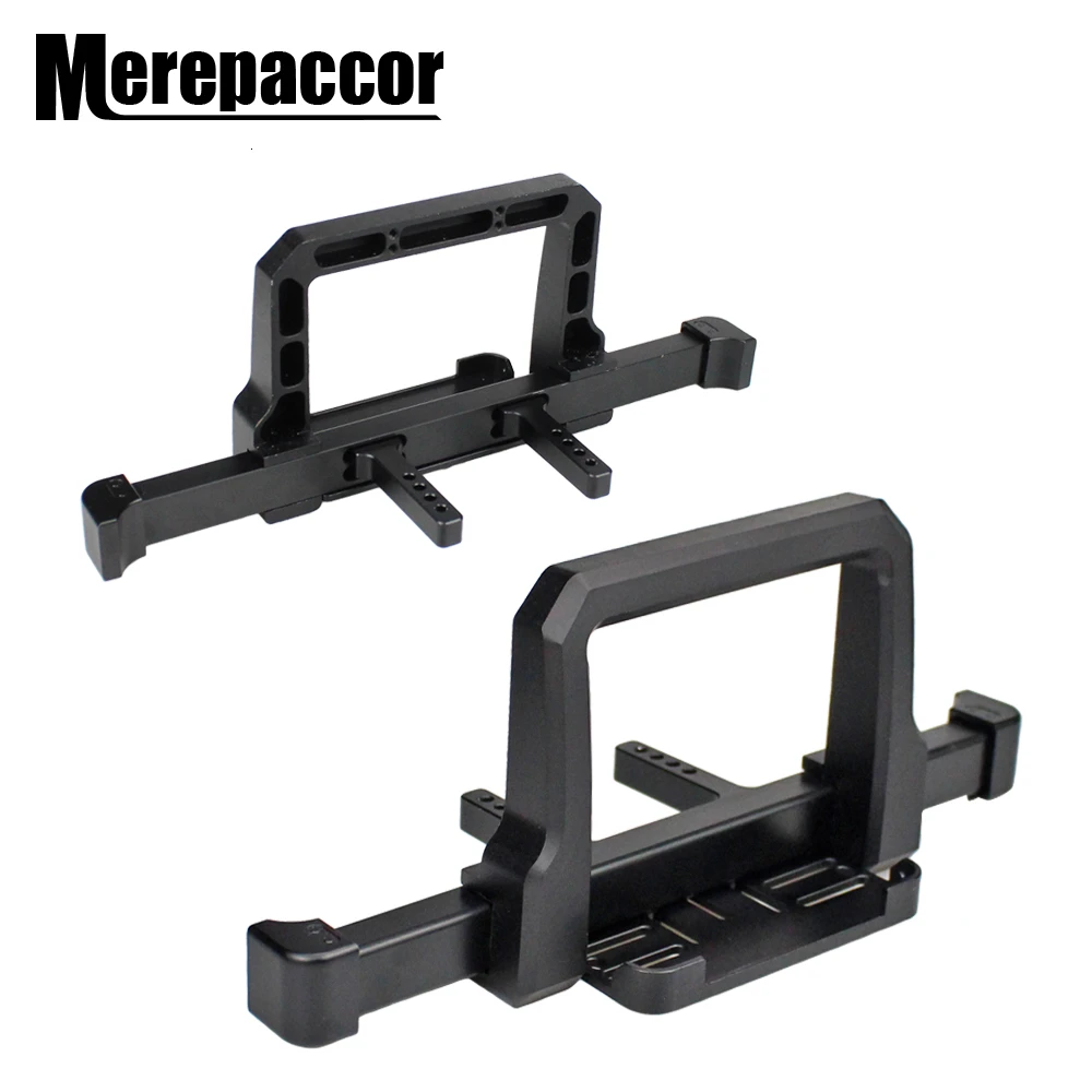MEREPACCOR TRX4 алюминиевый передний задний бампер с отверстием прицепа для 1/10 RC