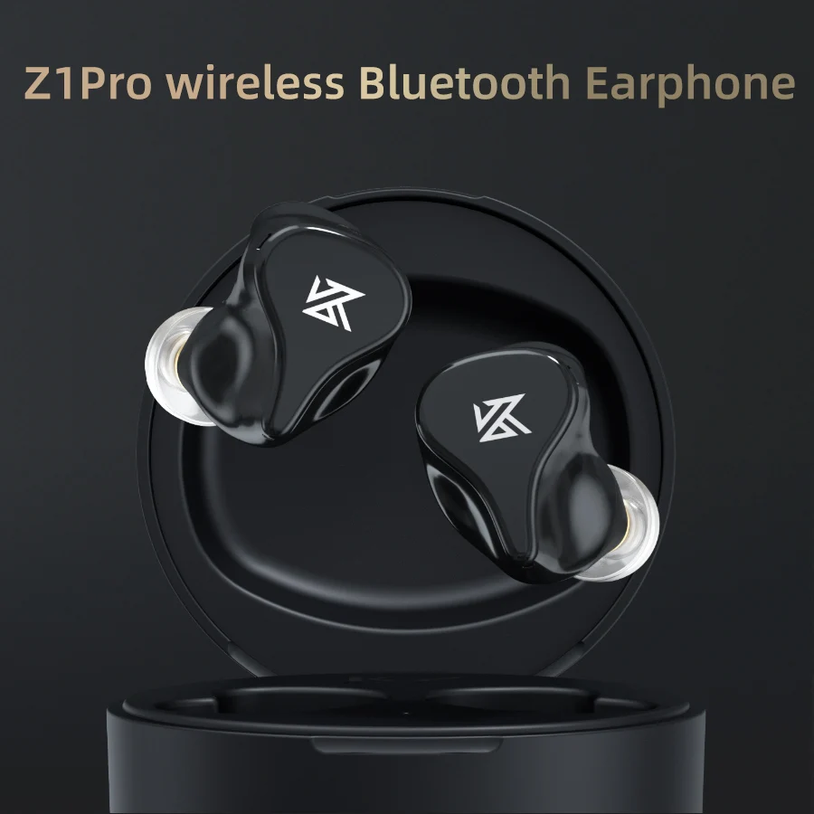 Гарнитура беспроводная KZ Z1 Pro TWS Bluetooth 5 2 игровые наушники с сенсорным управлением