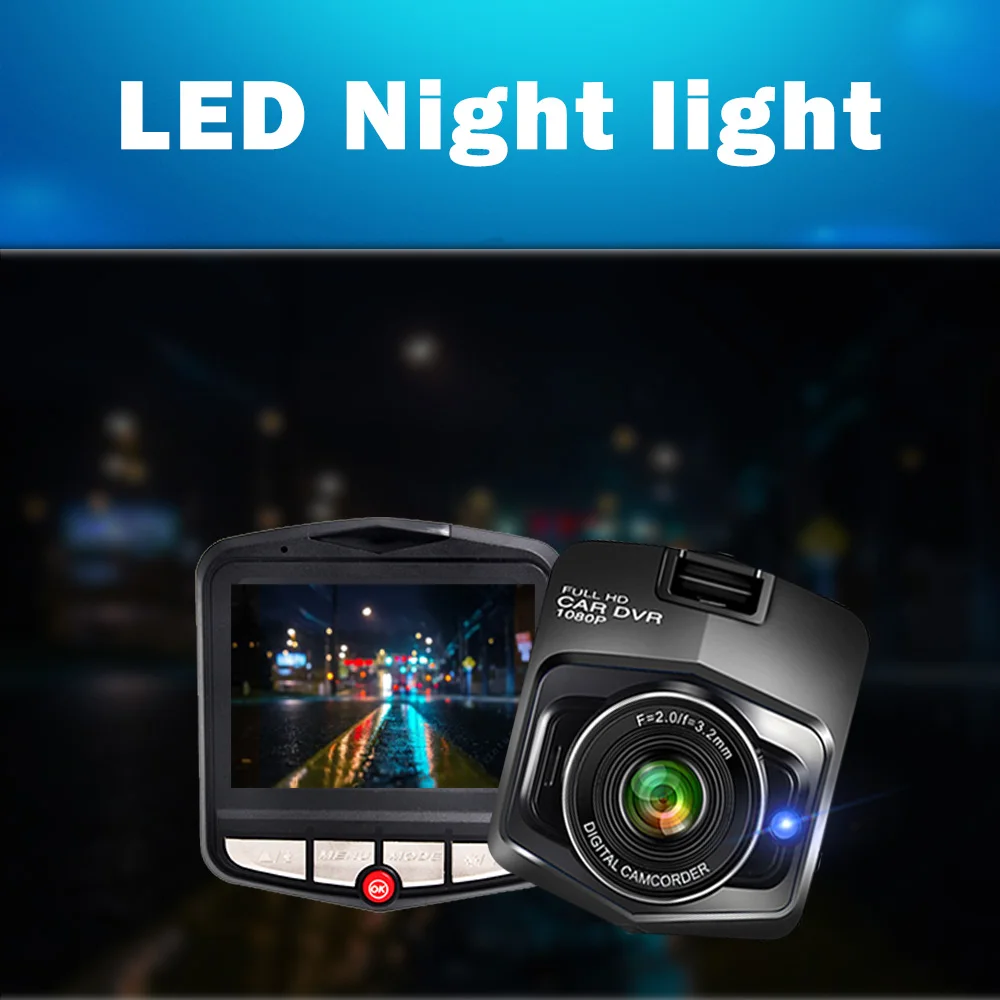 

2.4 Inch Full HD 1080P Portable Mini Car DVRs Dashcam Cycle Recording Night Vision Wide Angle Video Registrator Auto Camera