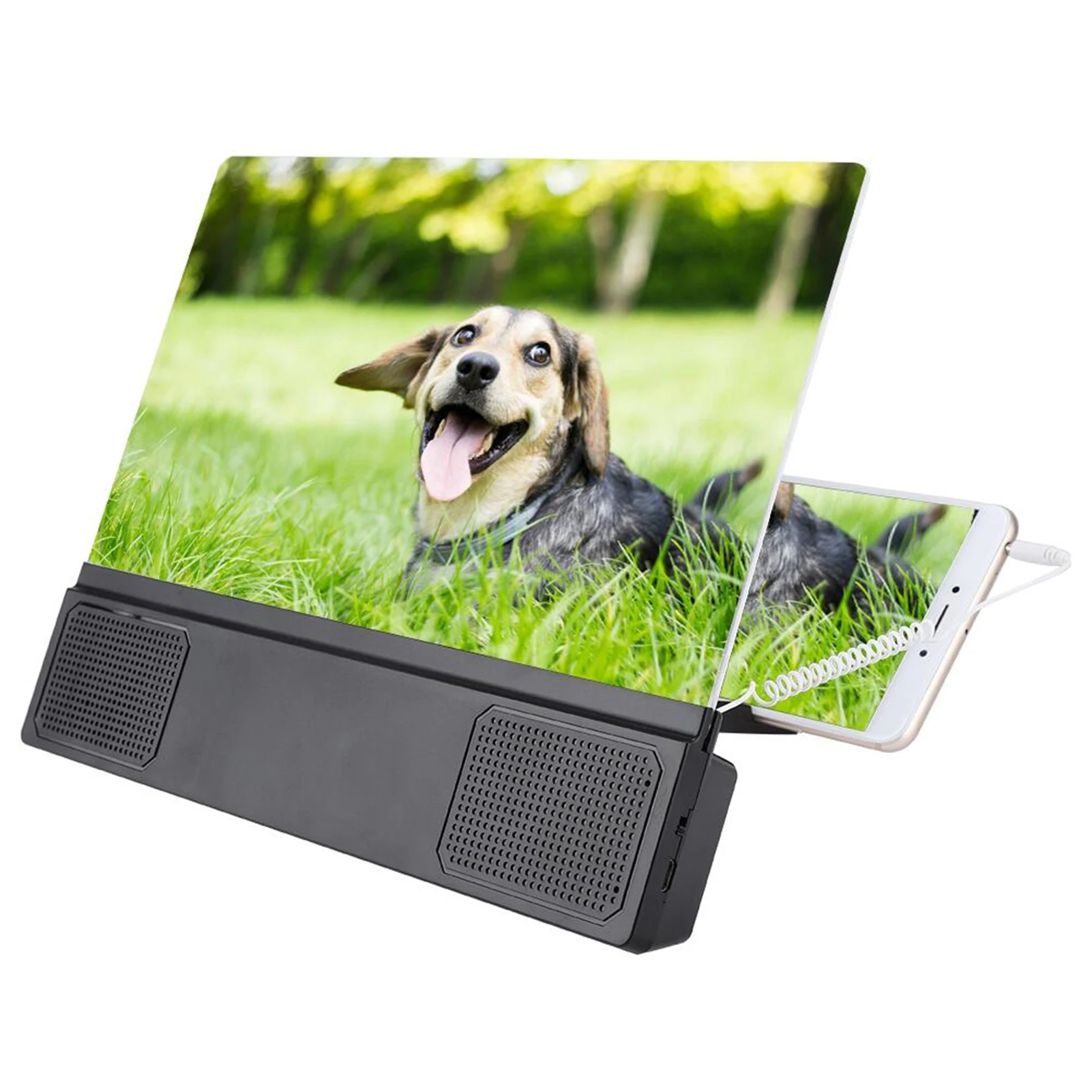 

12inch Screen Magnifier for Smartphone 3D HD Mobile Phone Magnifier Projector Phone Magnifier for Movies Video GDeals