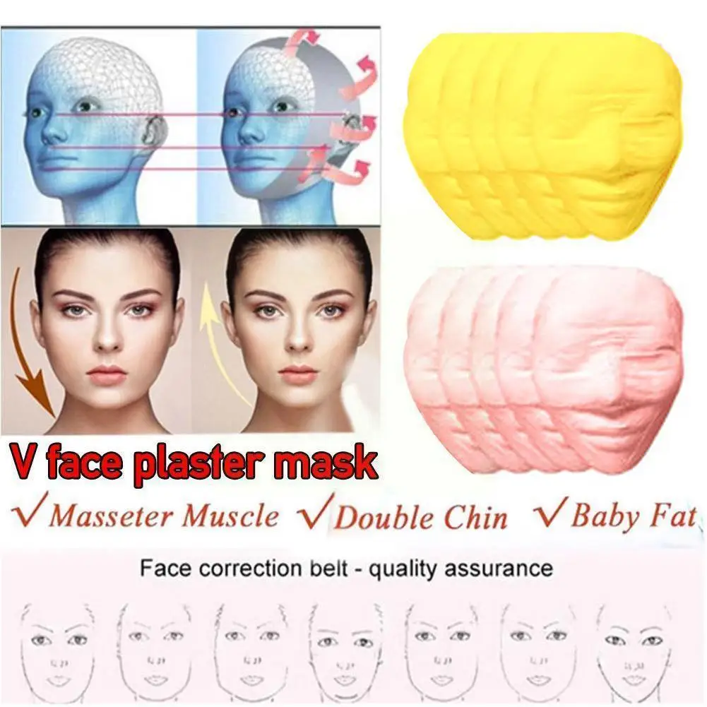 

New Mummy Gold Stent Mask Strips Are Tightly Lifted Face V 5D To Create Salon Shaping Beauty Mask Line Bandage A Plaster F4E3