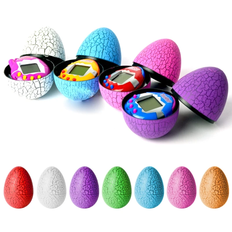 

Dinosaur Flaw Eggshell Electronic Virtual Game Tumbler Egg Candy Package Box Toy